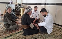اعزام تیم پزشکی به روستای مرزی عباس‌آباد به مناسبت هفته بسیج